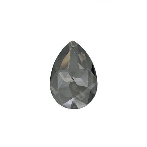 Хрустальная Подвеска Журавлик "Звезда" маленькая графит